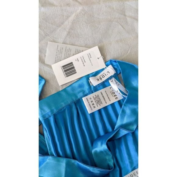 L'idee Renaissance Top Cloud Blue Size 10 BNWT - Picture 6 of 11